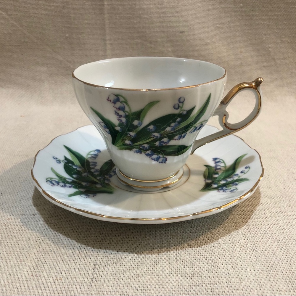 May Lily of the Valley Fine Bone China